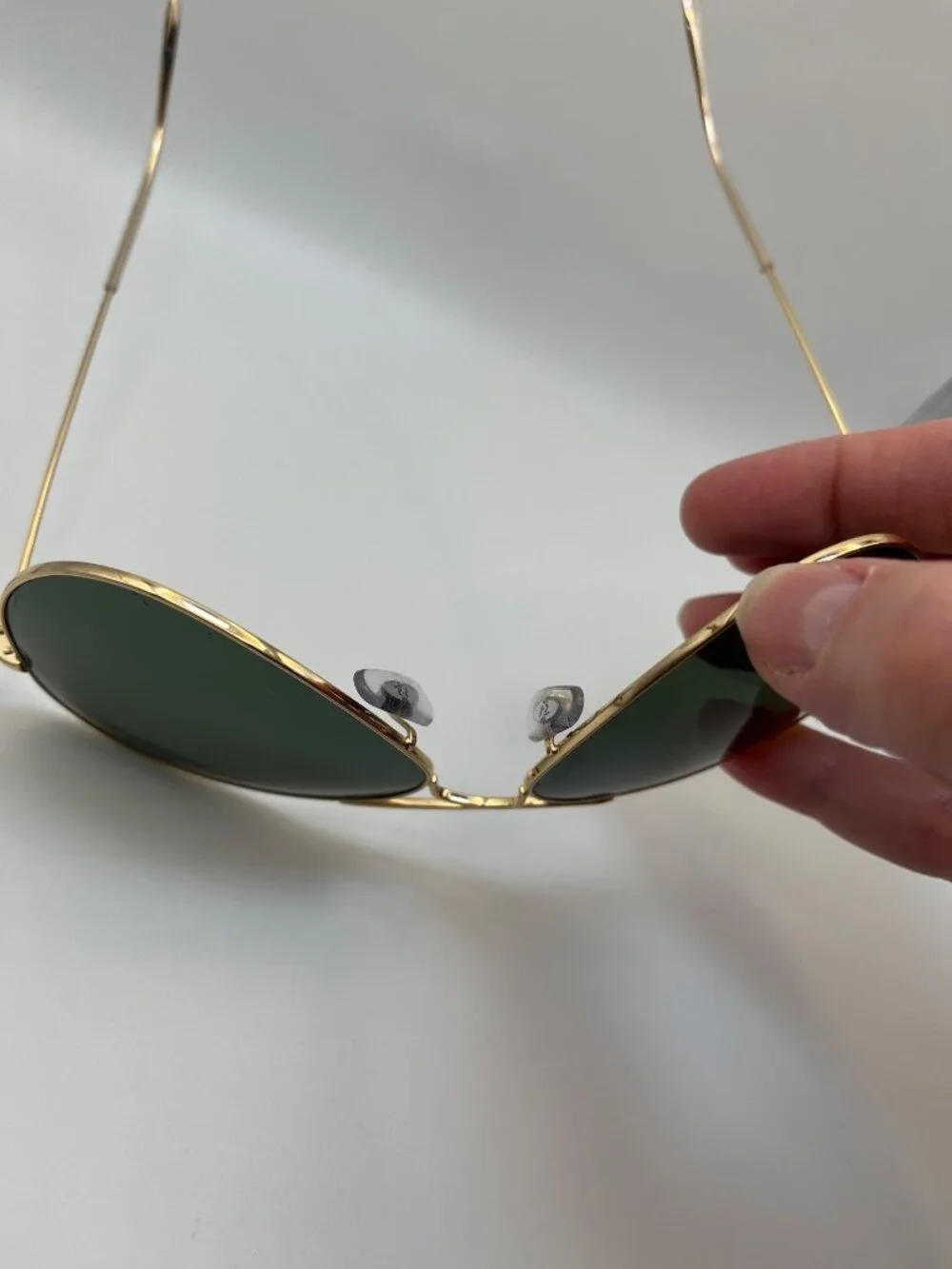 Ray-Ban Classic Aviator Gold Frame Green Lens Unisex Sunglasses RB3025